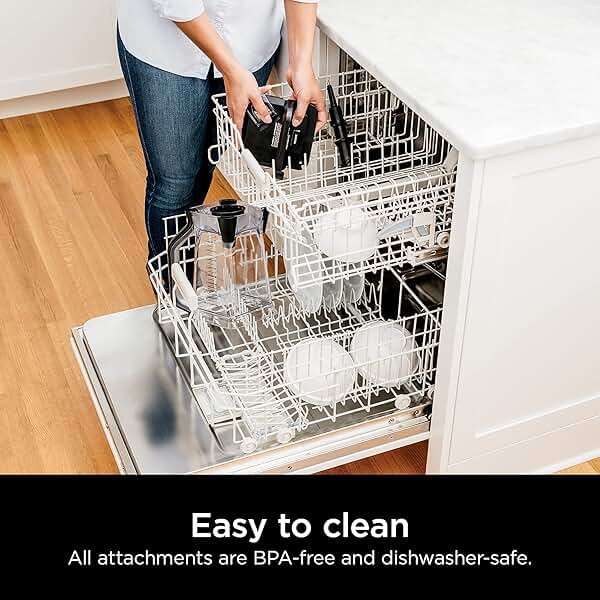 Ninja Professional Blender 1000W, Total Crushing Technology- Smoothies, Ice Crushing & Frozen Fruit, Full-Size Countertop Blender, 72-oz. Pitcher, Black & Grey, BL610 - Image 6