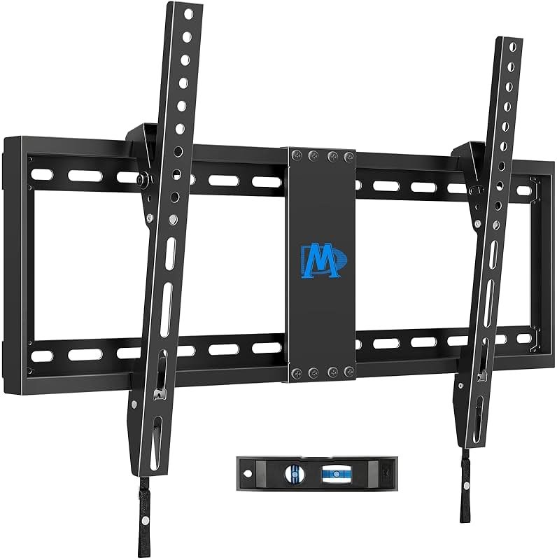 Mounting Dream TV Wall Mount for Most 37-75 Inch TVs, Universal Tilt TV Mount Fit 16", 18", 24" Stud with Loading Capacity 132lbs, Max Vesa 600 x 400mm, Low Profile Flat Wall Mount TV Bracket - Product Image