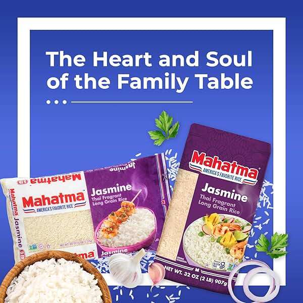 Mahatma Jasmine, 5lb Bag of Rice, Thai, Indian, or Cambodian Fragrant Flavored Rice, Stovetop or Microwave - Image 7