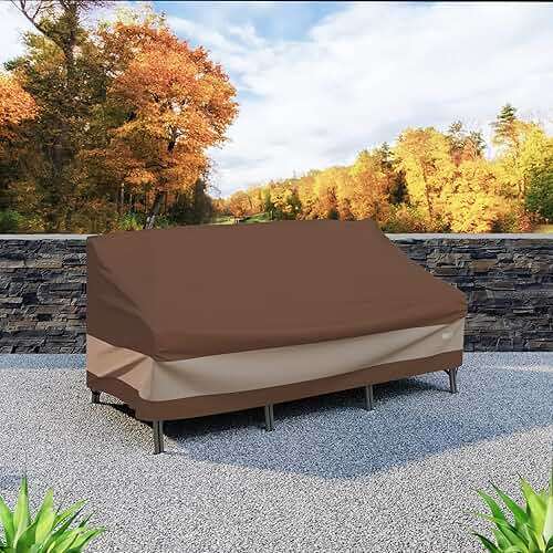 DUCKCOVERS Ultimate Waterproof Patio Sofa Cover, Outdoor Couch Cover with All Weather Protection, Patio Furniture Covers with Attachment Strap, 77W x 35D x 35H inch, Outdoor Sofa Cover - Image 9