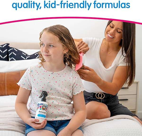 So Cozy Detangler & Leave In Conditioner Spray - Hair Detangler Spray for Kids - Paraben-Free Leave In Hair Conditioner & Detangling Spray for Frizzy Hair (8 fl oz) - Image 4