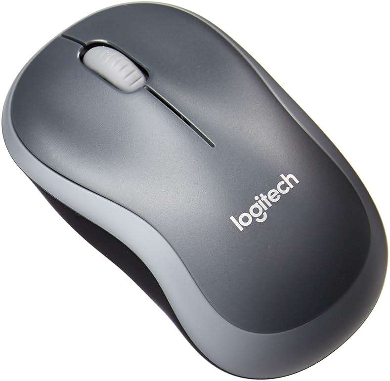 Logitech Wireless Mouse M185 (Swift Grey) - Image 1