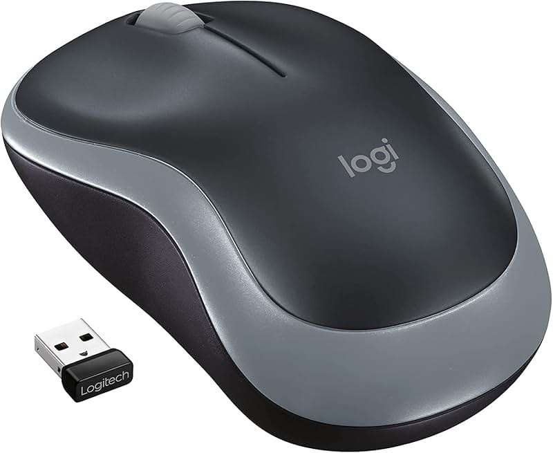 Logitech Wireless Mouse M185 (Swift Grey) - Image 8