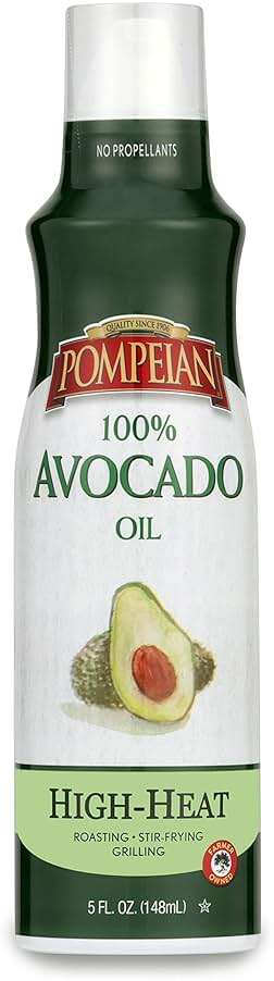 Pompeian 100% Avocado Oil Cooking Spray, Mildly Nutty Flavor, No Propellant, 5 Fl Oz - Image 1