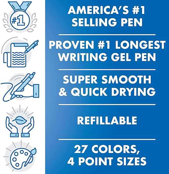 Pilot G2 Premium Gel Roller Pen, Retractable and Refillable, Fine Point 0.7 mm, Black Ink, 36 Count - Image 4