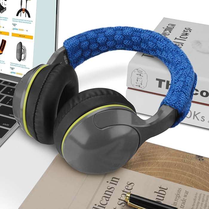 Geekria Knit Fabric Headband Cover Compatible with Sony WH-1000XM6/XM5/XM4 Headphones, Head Cushion Pad Protector, Replacement Repair Part, Easy DIY Installation (Ocean Blue) - Image 6