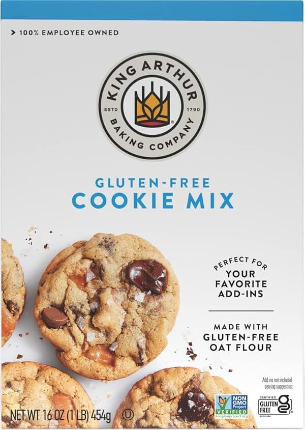 King Arthur Gluten-Free Cookie Mix, Non-GMO Project Verified, Certified Kosher, Non-Dairy, 16 Oz - Product Image
