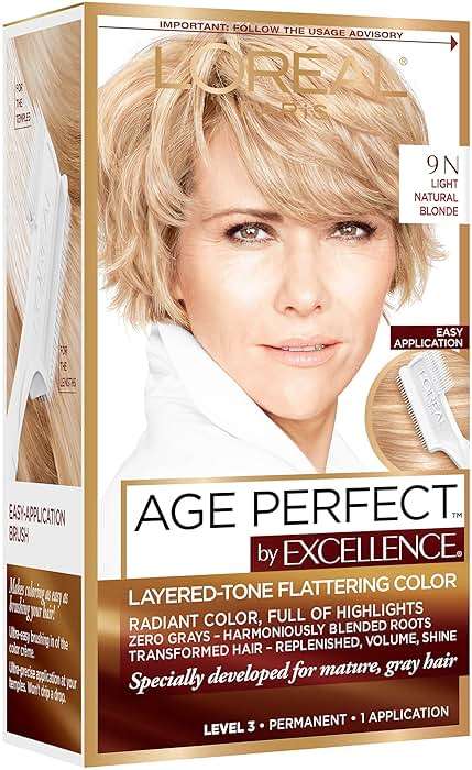 L'Oreal Paris Age Perfect Permanent Hair Color, 9N Light Natural Blonde, 1 kit - Image 9