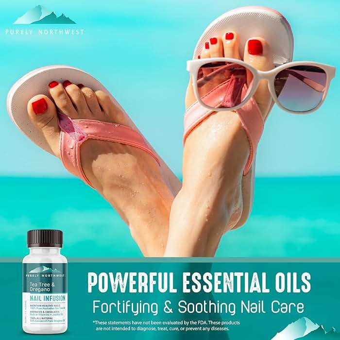 Toenail Fungus Extra Strength Solution-Thick Discolored Nail Repair, Ingrown Nails, Dry Cracked Nails & Cuticles-All Natural with Tea Tree & Oregano Oil: by Purely Northwest USA 1oz - Image 6