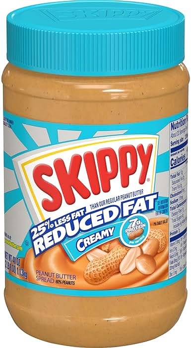 SKIPPY Reduced Fat Creamy Peanut Butter Spread, 40 oz - Product Image