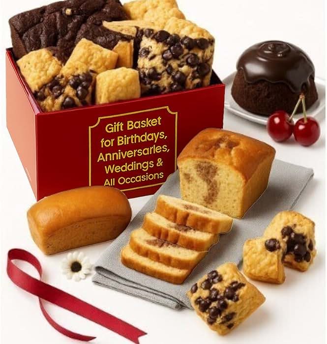 Dulcet Premium Gourmet Gift Basket For All Occassions - Fathers Day Gift Basket for Dad, Birthday Ideas, Thank You, Sympathy, Get Well, Holiday, and More - Personal Note Option Available - Product Image
