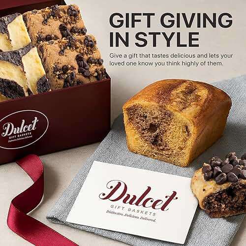 Dulcet Premium Gourmet Gift Basket For All Occassions - Fathers Day Gift Basket for Dad, Birthday Ideas, Thank You, Sympathy, Get Well, Holiday, and More - Personal Note Option Available - Image 2