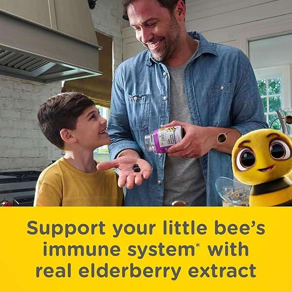 Zarbee’s Elderberry Gummies for Kids, Immune Support Supplement with Vitamins A, C, D3, E, & Zinc, Gluten & Gelatin Free, No Artificial Flavors, Natural Berry Flavor, Ages 2+, 42 ct - Image 4