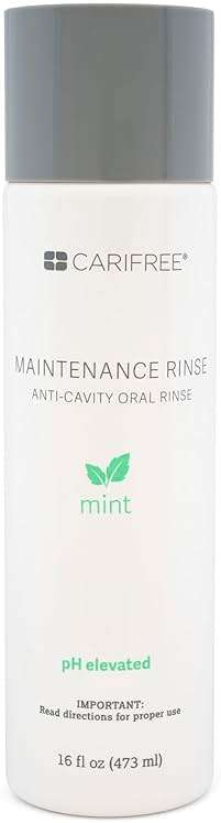 CariFree Maintenance Rinse, Mint Flavored, Anti-Cavity Fluoride Mouthwash, Dentist Recommended, Prevents Oral Decay, Freshens Breath, Alcohol-Free, Neutralizes pH (Previously CTx3) - Image 1