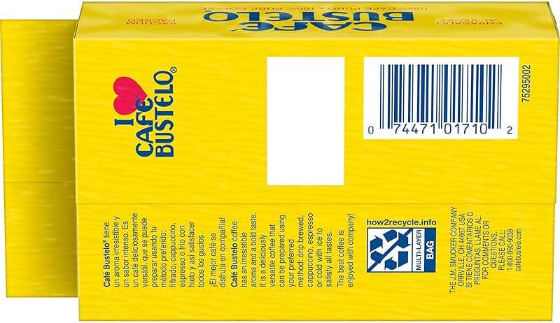 Café Bustelo Espresso Dark Roast Ground Coffee Brick, 6 Ounces (Pack of 12) - Image 2