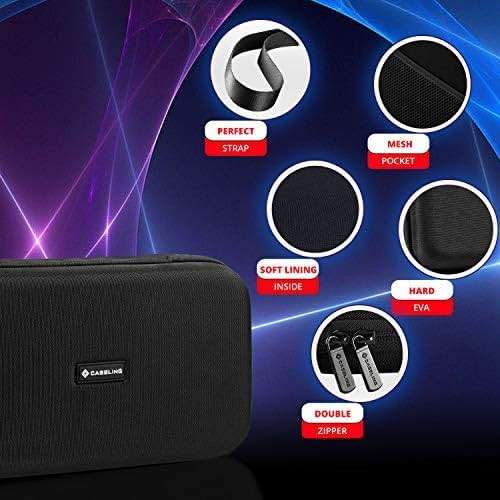 caseling Hard Case Fits Bose soundlink Mini II (1 and 2 Gen) Portable Wireless Speaker & Charger/Cable Accessories - Fits with The Bose Silicone Soft Cover - Storage Carrying Travel Bag. - Image 7