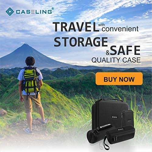 caseling Hard Case Fits Bose soundlink Mini II (1 and 2 Gen) Portable Wireless Speaker & Charger/Cable Accessories - Fits with The Bose Silicone Soft Cover - Storage Carrying Travel Bag. - Image 8