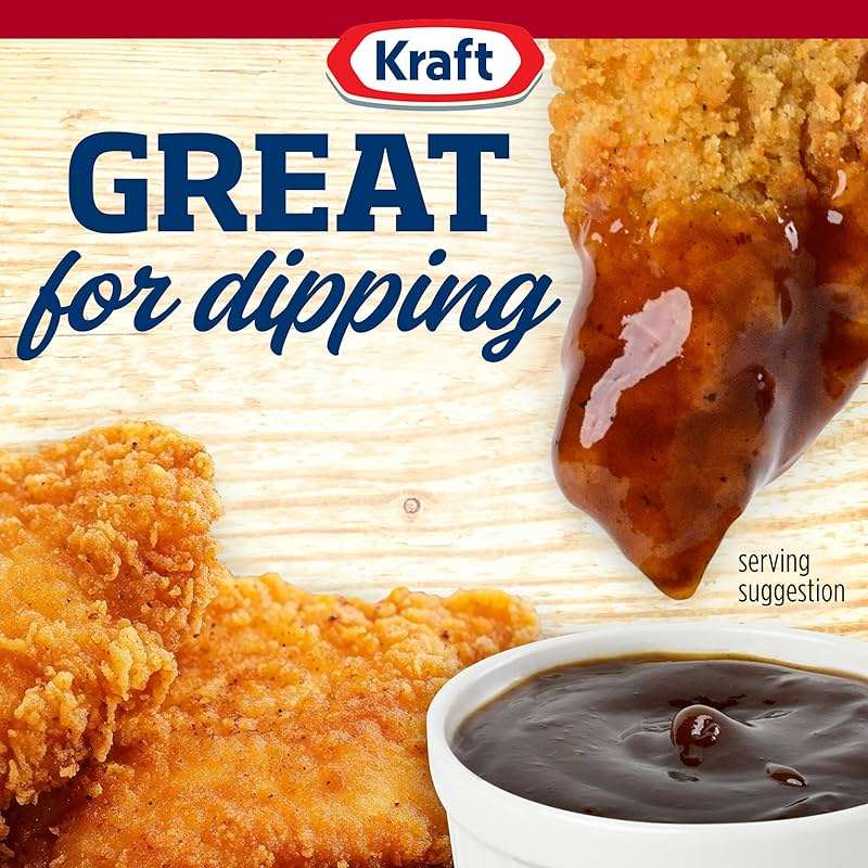 Kraft Hint of Honey Slow-Simmered Barbecue BBQ Sauce, 18 oz Bottle - Image 7