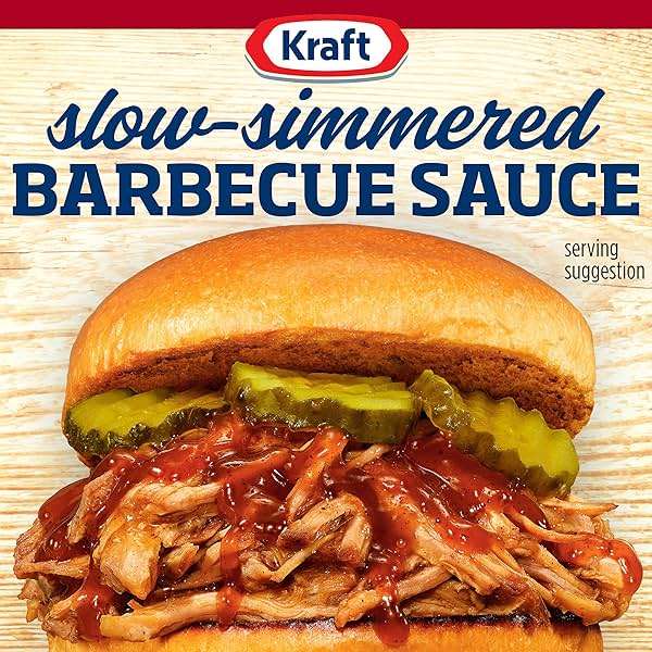 Kraft Hint of Honey Slow-Simmered Barbecue BBQ Sauce, 18 oz Bottle - Image 8