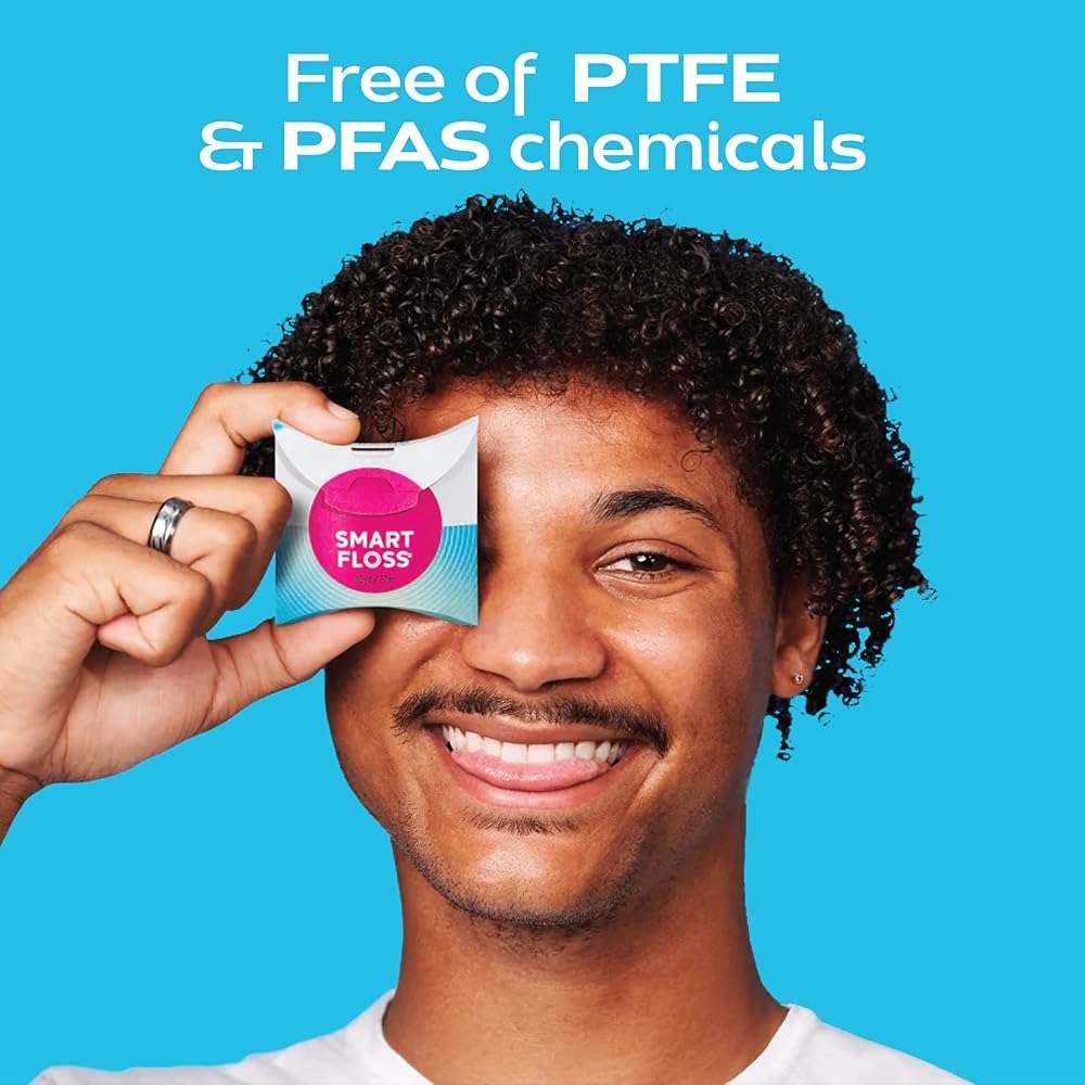 DrTung's Smart Floss - Natural Floss, PTFE & PFAS Free Floss, Gentle on Gums, Expands & Stretches, BPA Free - Cardamom Flavor, Colors Vary (10 Pack) - Image 3