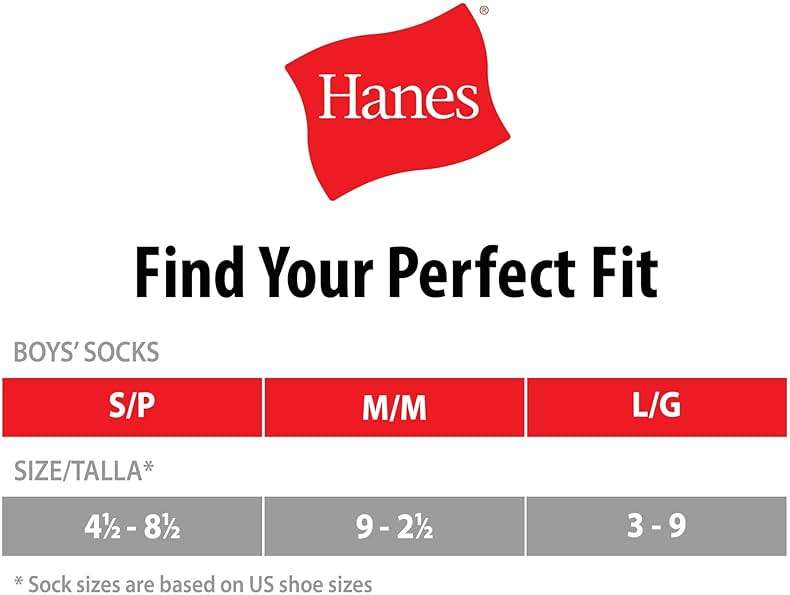 Hanes Boys' Socks Pack, Double Tough Moisture Wicking Ankle, Crew, No Show Socks, 12 & 14 Pair Packs - Image 4