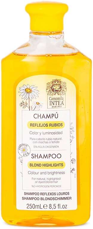 Intea Chamomile Shampoo - Premium Blonde Brightening Shampoo - Non-Ammonia, Easy Application for Natural or Dyed Hair - 8.5oz - Image 1