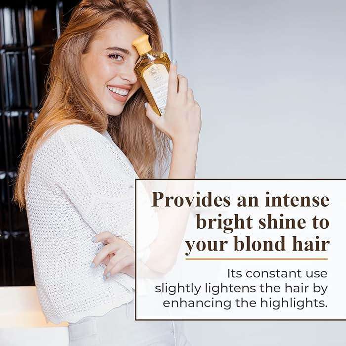 Intea Chamomile Shampoo - Premium Blonde Brightening Shampoo - Non-Ammonia, Easy Application for Natural or Dyed Hair - 8.5oz - Image 3