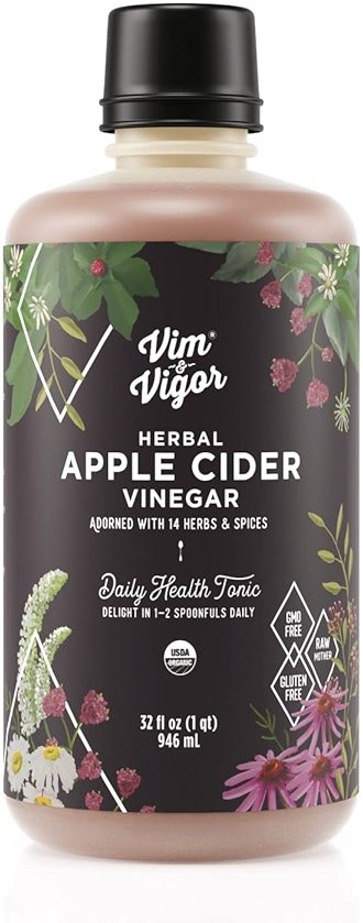 Tonic, Vim & Vigor, 32 Shots, Apple Cider Vinegar, 14 Herbs, Vegan, Whole, Organic, Paleo, Keto, Whole 30, USA Made - Product Image