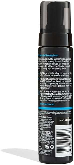 Bondi Sands Self Tanning Foam | Lightweight, Self-Tanner Foam Enriched with Aloe Vera and Coconut Provides an Even, Streak-Free Tan - Image 2