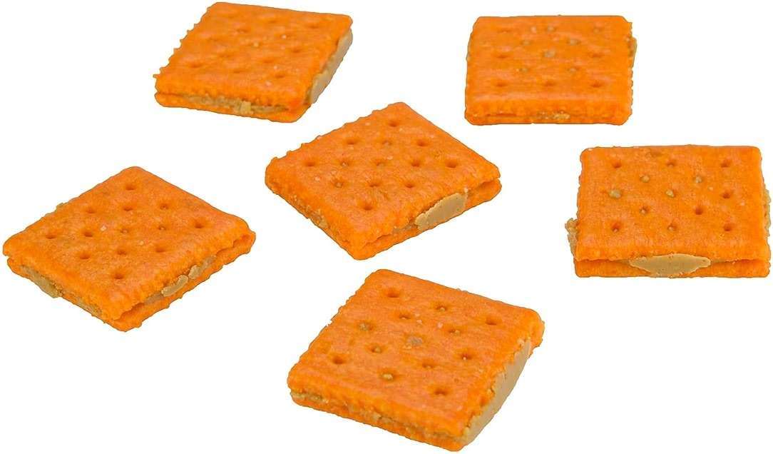 Sandwich Crackers, Cheese & Peanut Butter, 8-Piece Snack Pack, 12/Box - Image 3