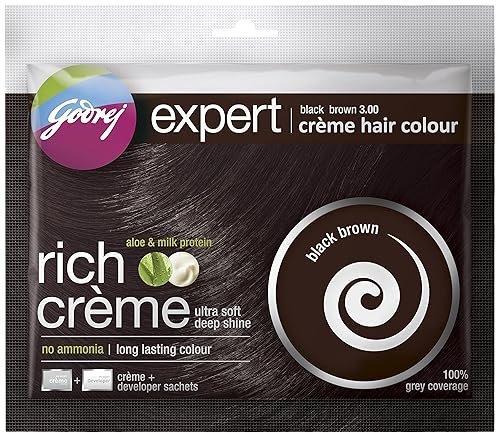 Godrej Expert Creme Hair Colour black Brown 20G+20Ml - Product Image