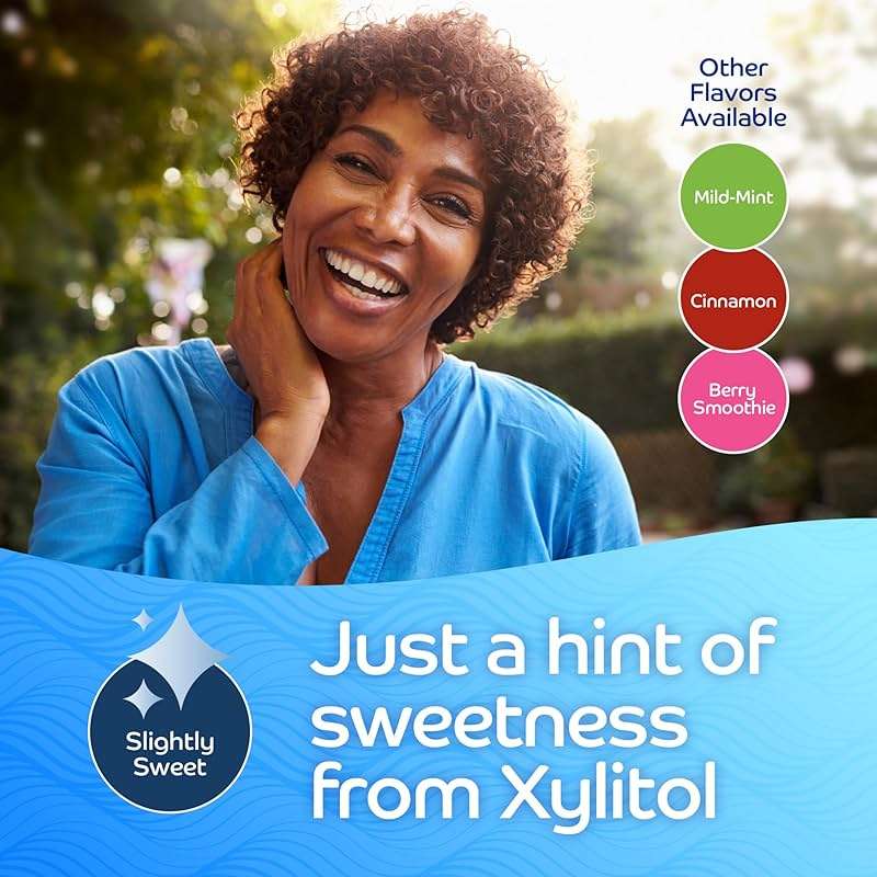 Oracoat XyliMelts for Dry Mouth Night Time or Day - Moisturizing Dry Mouth Adhering Discs, Sugar Free with Xylitol, 40 Count, Slightly-Sweet Flavor, 8-Hour Relief - Image 8