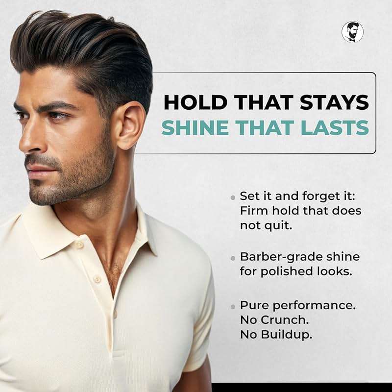 Gentlemen Republic 8oz Refined Hair Gel - Professional Formula for 24 Hour Shine and Hold, Humidity Resistant, 100% Alcohol-Free and Never Flakes, Made in the USA - Image 4