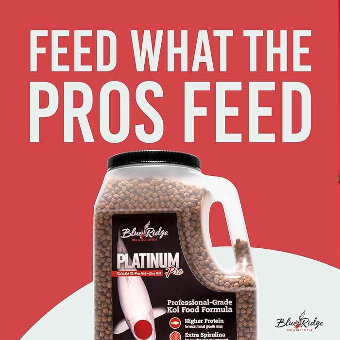 Blue Ridge Koi Fish Food 4.5lb - Koi Food 3/16” Platinum Pro Formula Goldfish Food, Premium Fish Food for Ponds, Ponds Fish Food, Floating Pond Pellet - Image 3