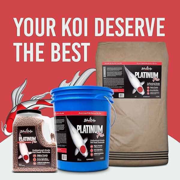 Blue Ridge Koi Fish Food 4.5lb - Koi Food 3/16” Platinum Pro Formula Goldfish Food, Premium Fish Food for Ponds, Ponds Fish Food, Floating Pond Pellet - Image 9