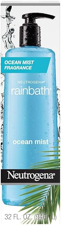 Neutrogena Rainbath Replenishing Shower and Bath Gel -Refreshing Body Wash with Moisturizing Formula for Soft Skin, Ocean Mist Scent, 32 fl. oz. (946 mL) Pump Bottle - Product Image