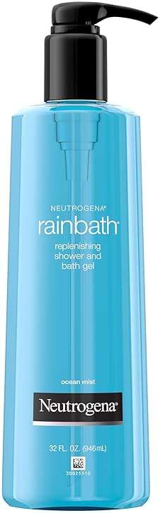 Neutrogena Rainbath Replenishing Shower and Bath Gel -Refreshing Body Wash with Moisturizing Formula for Soft Skin, Ocean Mist Scent, 32 fl. oz. (946 mL) Pump Bottle - Image 2