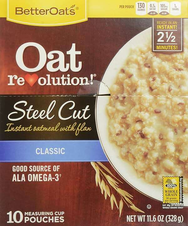 MOM Brands Better Oats Revolution Steel Cut, Classic, 11.6 Ounce - Image 1