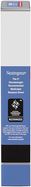 Neutrogena T/Sal Therapeutic Dandruff Shampoo, Scalp Build-Up Control, 3% Salicylic Acid,Psoriasis Treatment, Seborrheic Dermatitis Shampoo, Clears Flakes, Fragrance Free, 4.5 fl oz - Image 8