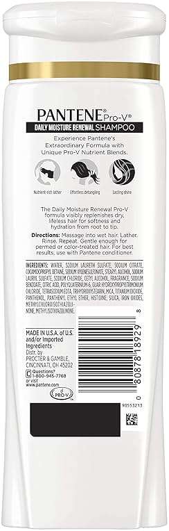 Pantene Daily Moisture Renewal Duo set, 12.6 Oz Shampoo and 12 Oz Conditioner - Image 5