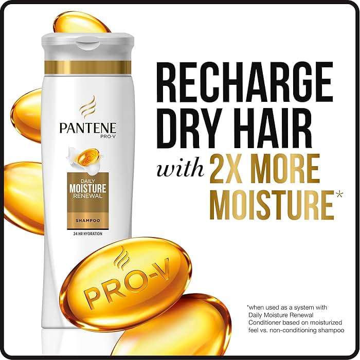 Pantene Daily Moisture Renewal Duo set, 12.6 Oz Shampoo and 12 Oz Conditioner - Image 6