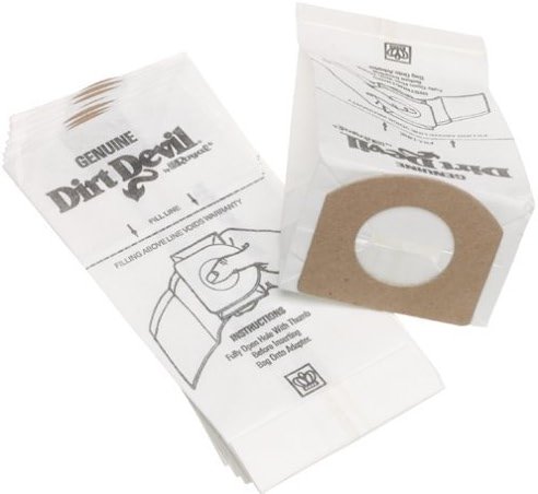 Dirt Devil Type G Handheld Vacuum Bags (6-Pack), 3010347001 - Product Image