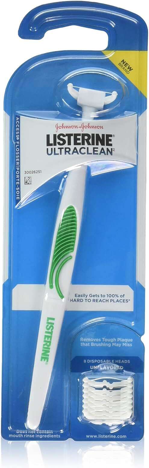 Listerine Ultra Clean Access Flosser, Starter Pack - Image 1