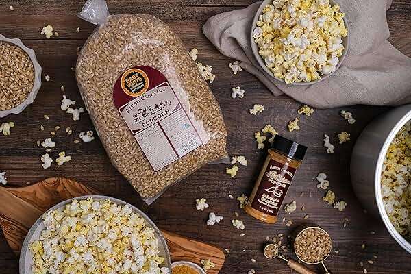 Amish Country Popcorn | 6 lb Bag | Baby White Popcorn Kernels | Small & Tender Popcorn | Old Fashioned, Non-GMO and Gluten Free (Baby White - 6 lb Bag) - Image 5