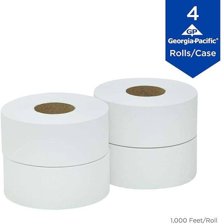Georgia-Pacific Professional Series Jumbo Jr. 2-Ply Toilet Paper by GP PRO (Georgia-Pacific), 2172114, 1000 Feet Per Roll, 4 Rolls Per Case - Image 3