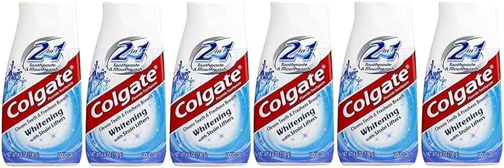 Colgate 2-in-1 Whitening With Stain Lifters Toothpaste 4.60 Oz (6 Packs) - Image 1