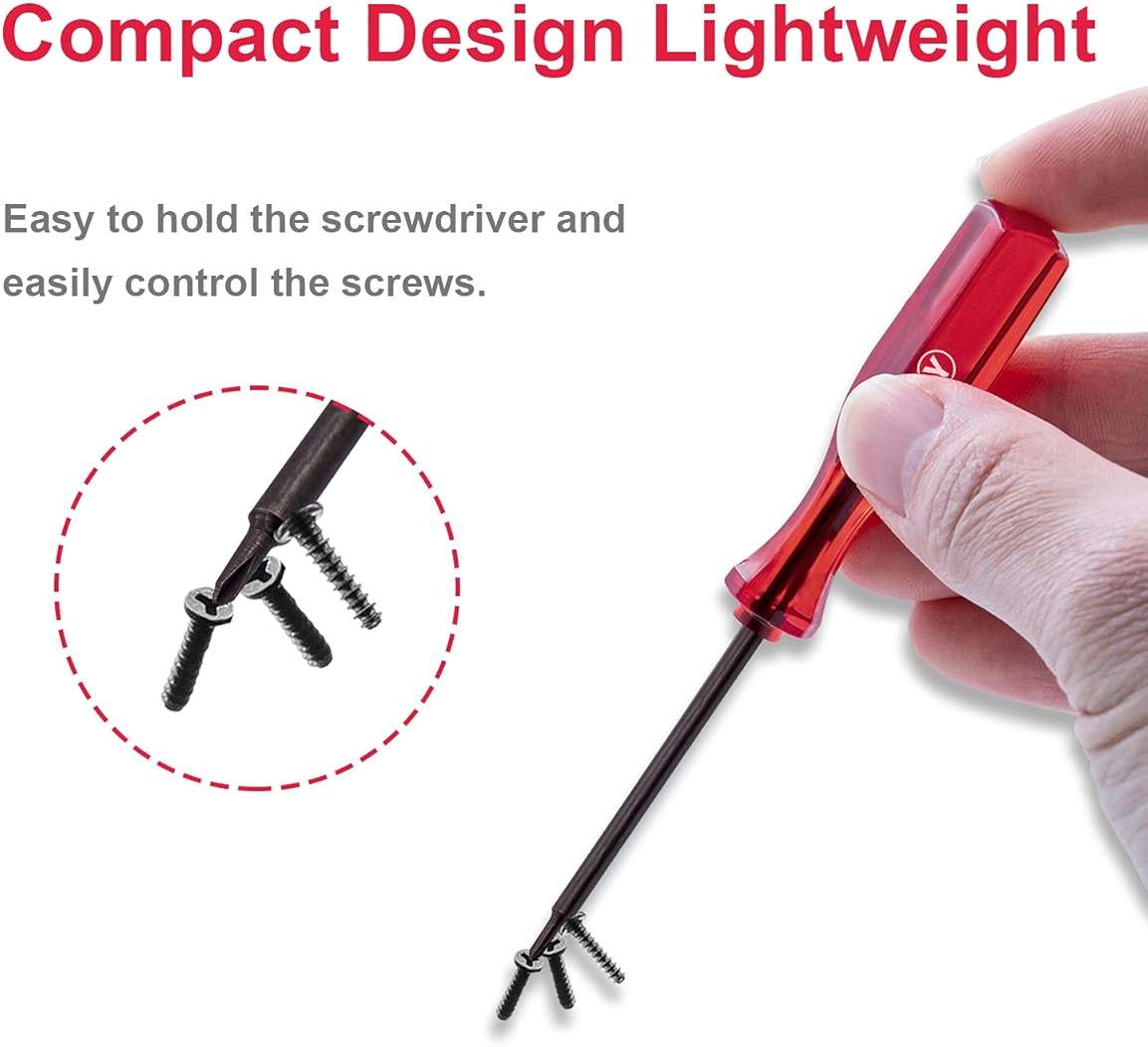 Mcbazel Tri-Wing & Phillips Screwdriver Set for Nintendo Switch, Switch 2 Joycon, Switch OLED/Lite, GameCube, Wii, GBA, 3DS, NDS, Dsi, Wii, PS4 Controller – 2-in-1 Magnetic Precision Repair Kit - Image 7