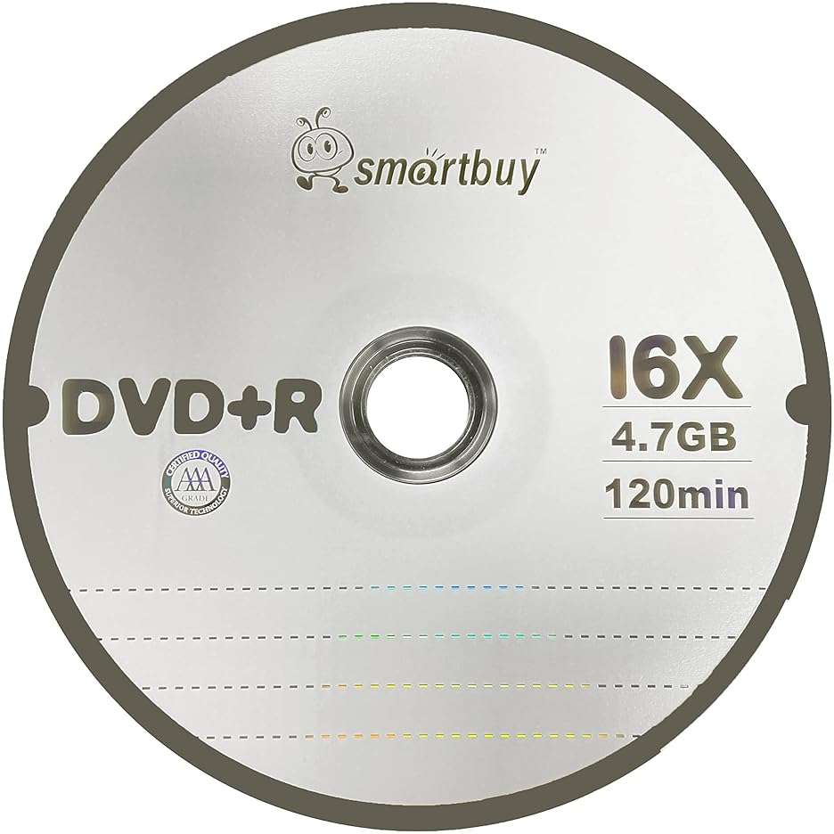 Smart Buy 100 Pack DVD+R 4.7gb 16x Logo Blank Data Video Movie Recordable Disc, 100 Disc 100pk - Image 2