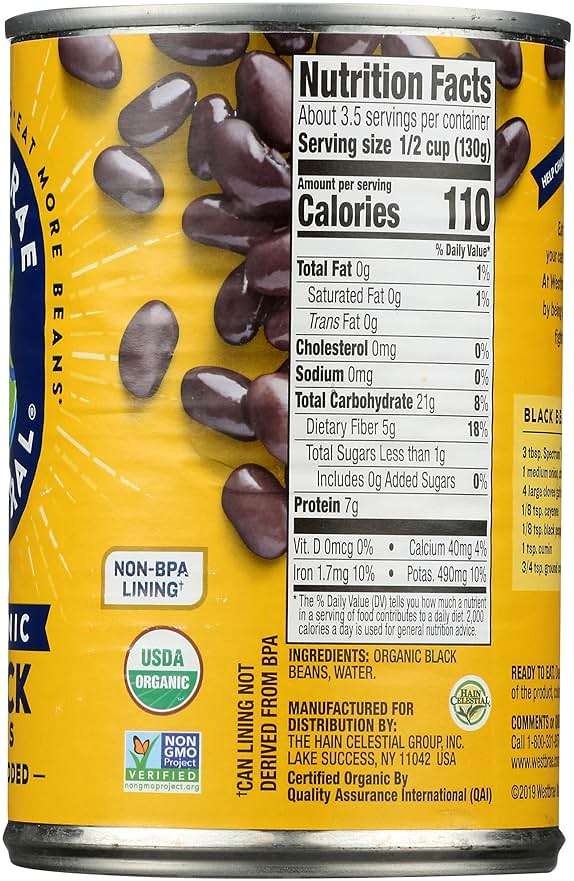 Westbrae Natural Vegetarian Organic Black Beans - 15 oz - Image 7
