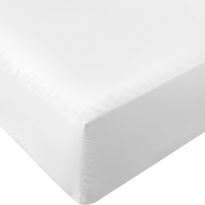 Utopia Bedding Queen Fitted Sheet - Bottom Sheet - Deep Pocket - Soft Microfiber - Shrinkage and Fade Resistant - Easy Care -1 Fitted Sheet Only (White) - Product Image
